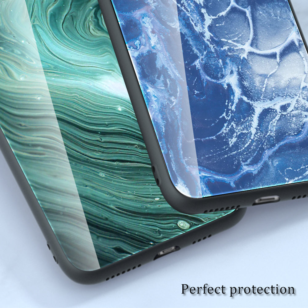 For Xiaomi Redmi Note 13 Pro 4G / Poco M6 Pro 4G Case Marble Pattern Tempered Glass Phone Back Protector For Xiaomi Redmi Note 13 Pro 4G / Poco M6 Pro 4G Case Marble Pattern Tempered Glass Phone Back Protector